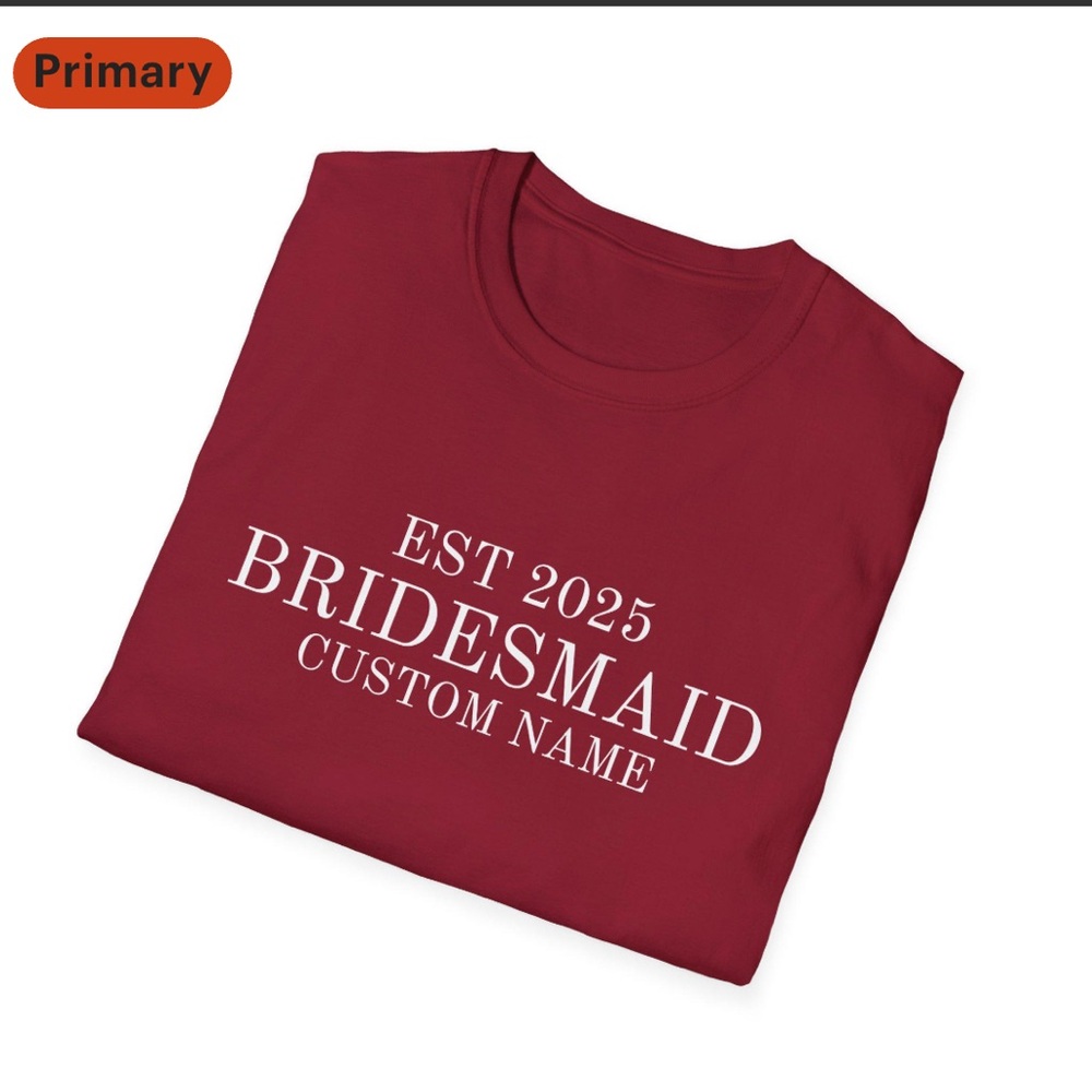 Gildan Bridesmaid Tee - Short Sleeve